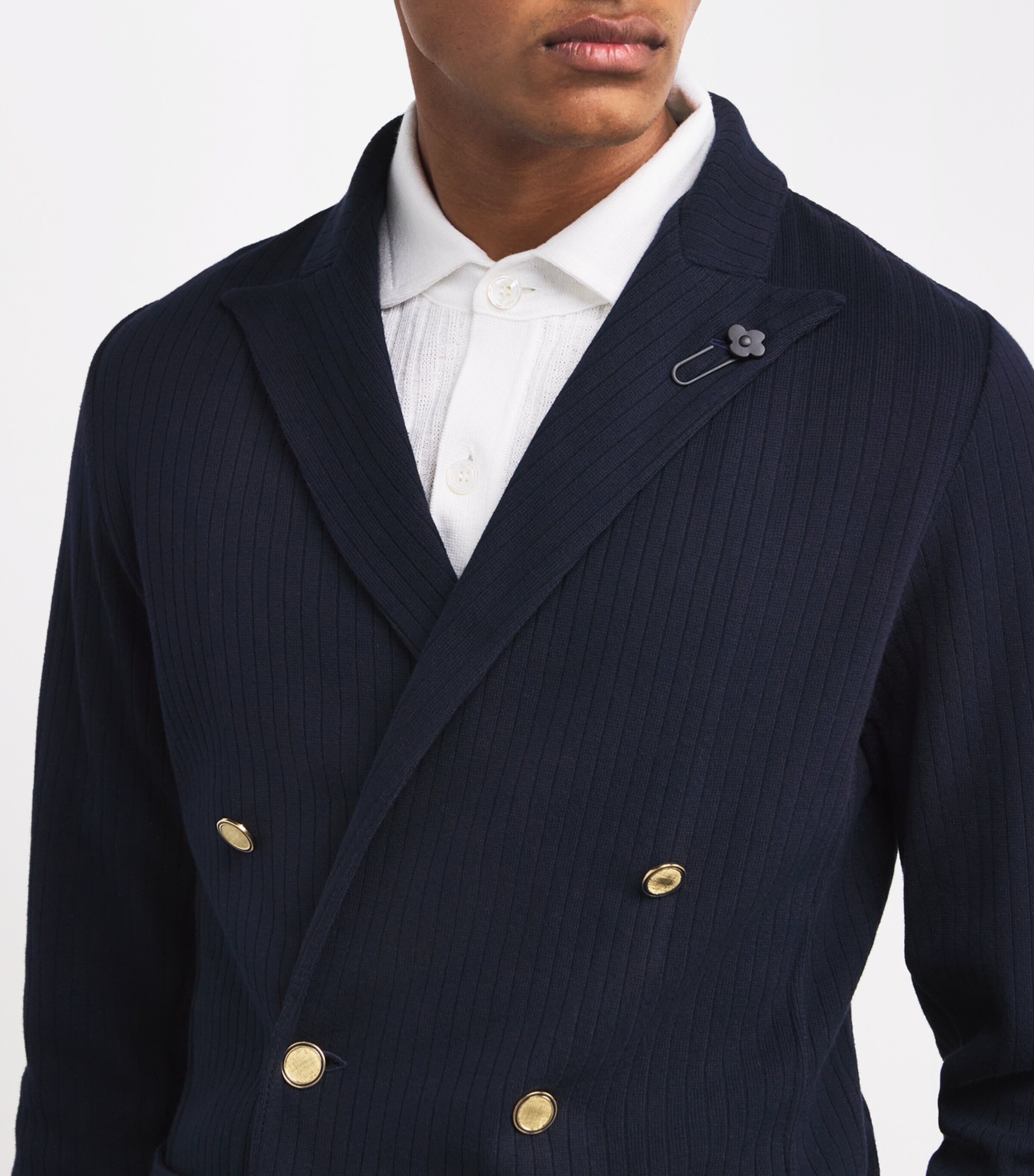 Cotton Double-Breasted Blazer 850 Image 6