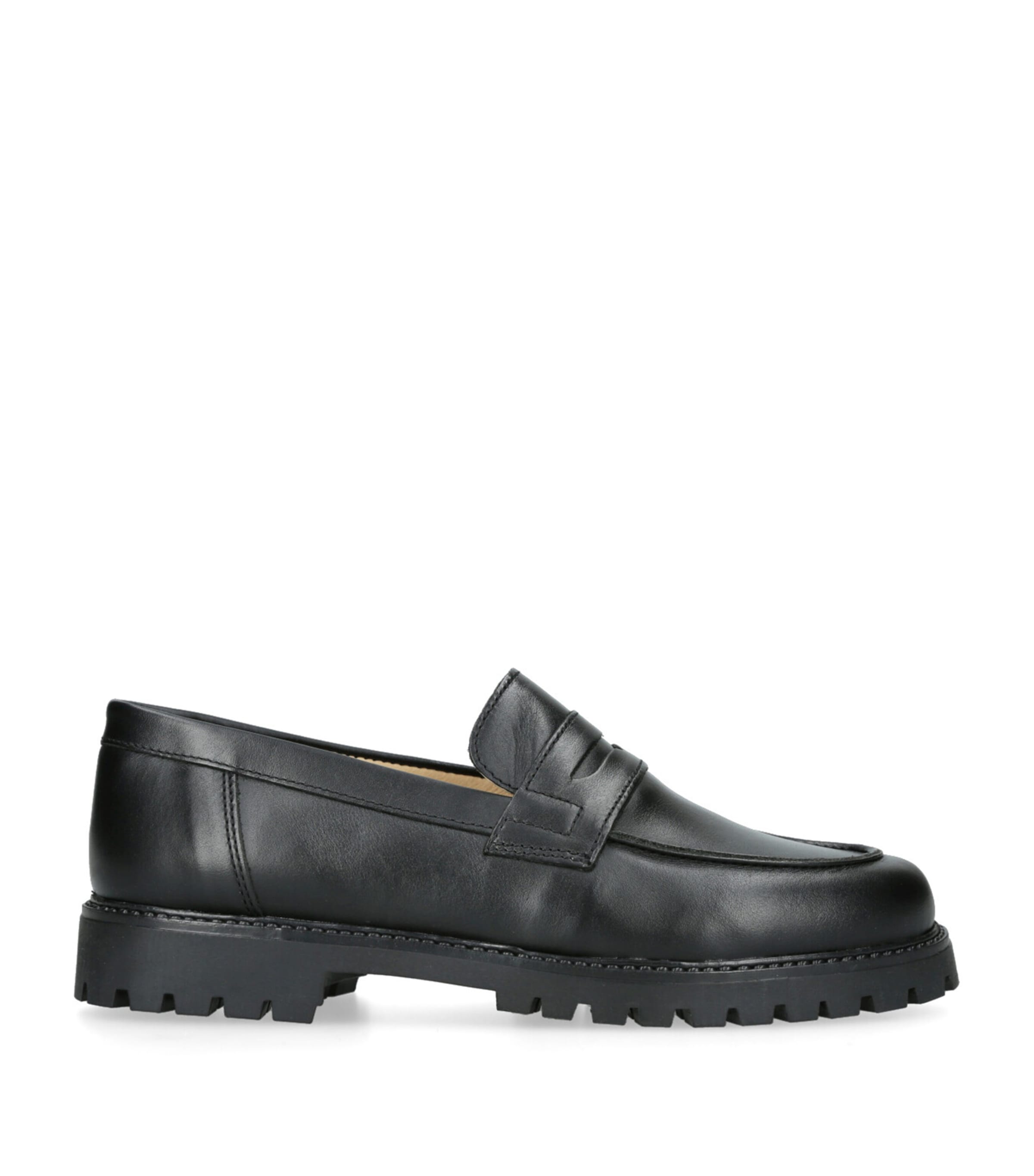 Leather Maximus Loafers BLACK Image 1