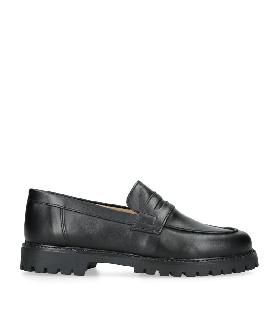 Leather Maximus Loafers BLACK Image 1