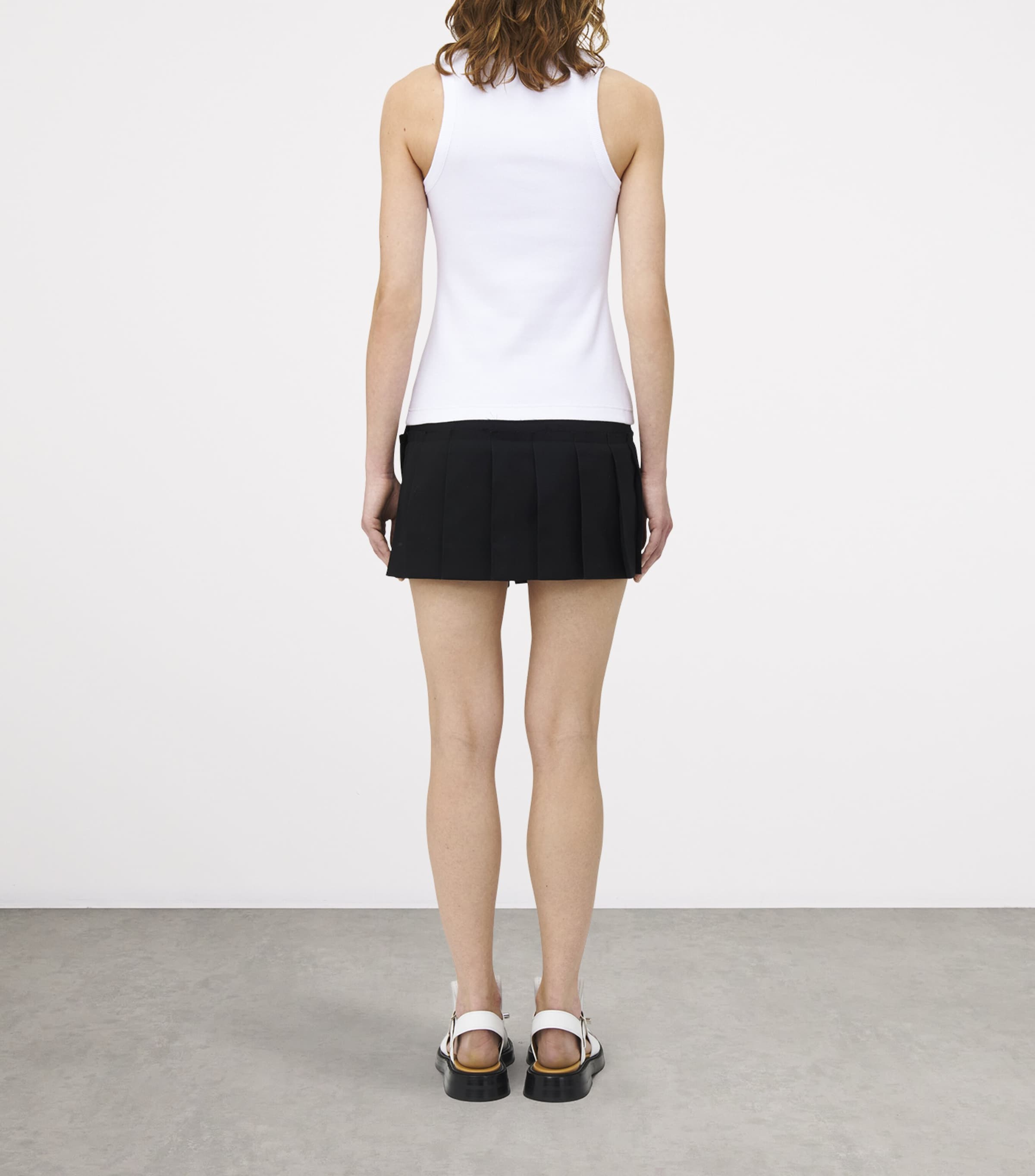 Stretch-Cotton Logo Tank Top 9000 Image 4