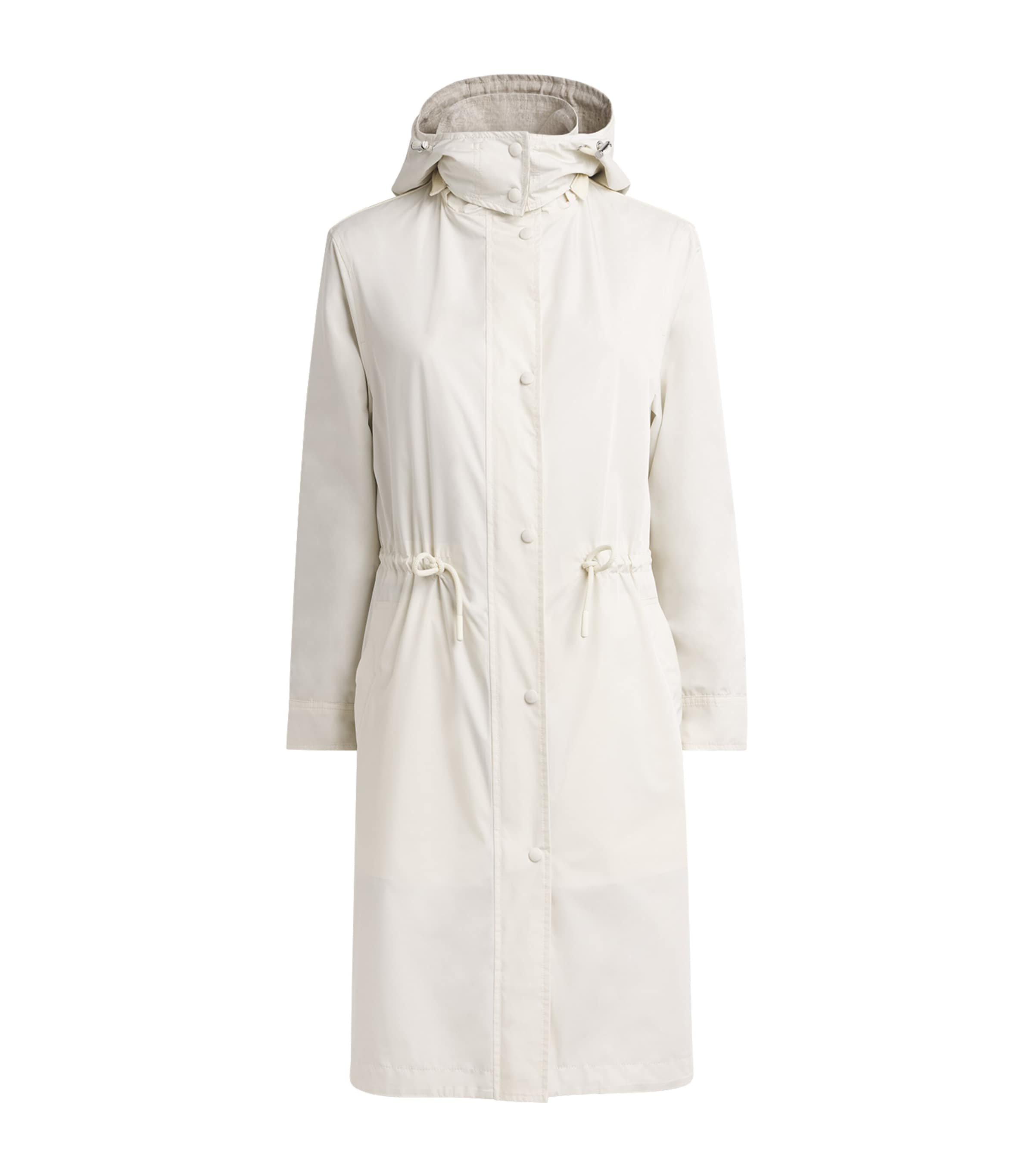 Yves Salomon Womens Reversible Waterproof Hooded Parka Image 1