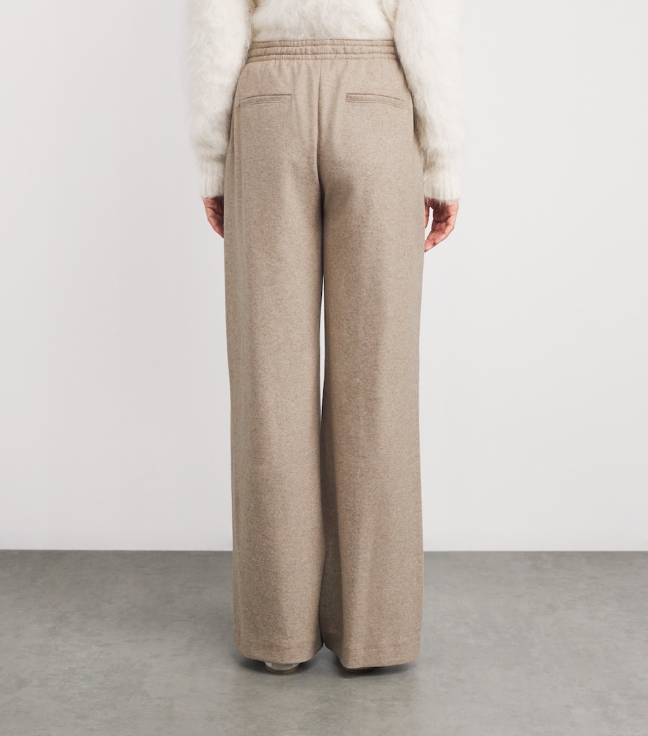 Wool-Blend Wide-Leg Trousers 311HMA Image 4