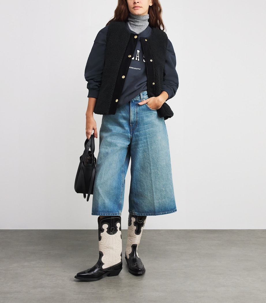 Organic Cotton Logo Sweatshirt MIDNIGHT BLUE Image 2