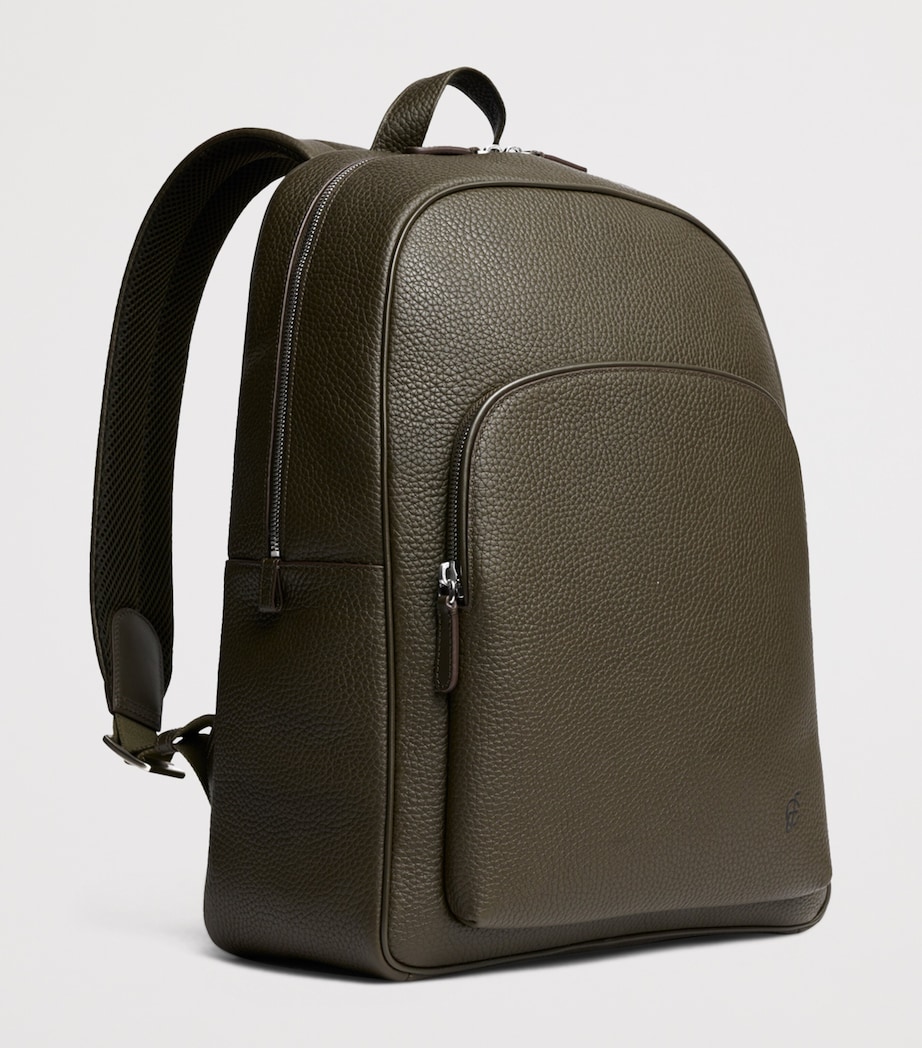 Carl Friedrik Leather Ayrton Backpack Olive Image 2