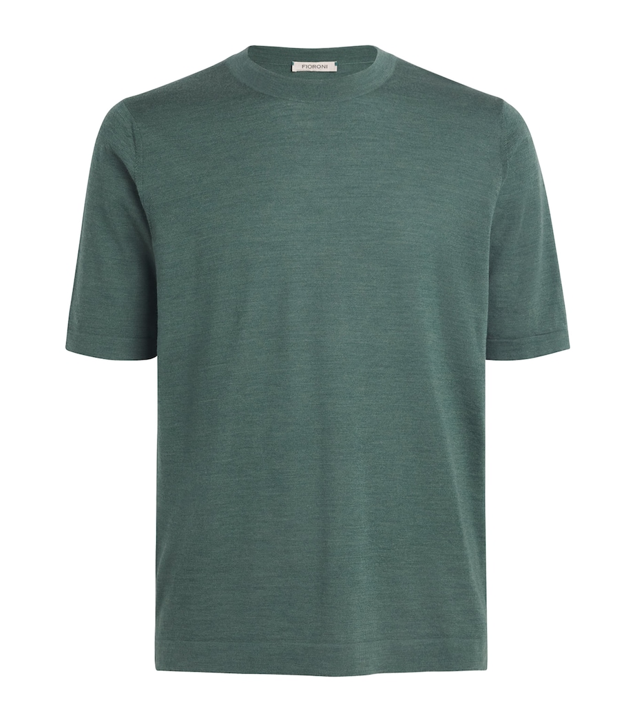 Fioroni Cashmere Mens Virgin Wool T-Shirt Image 1