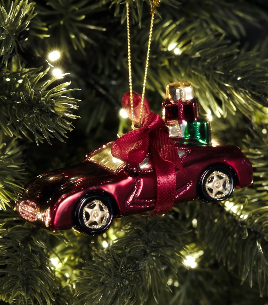 Harrods Presents Car Tree Decoration Burgundy Image 3