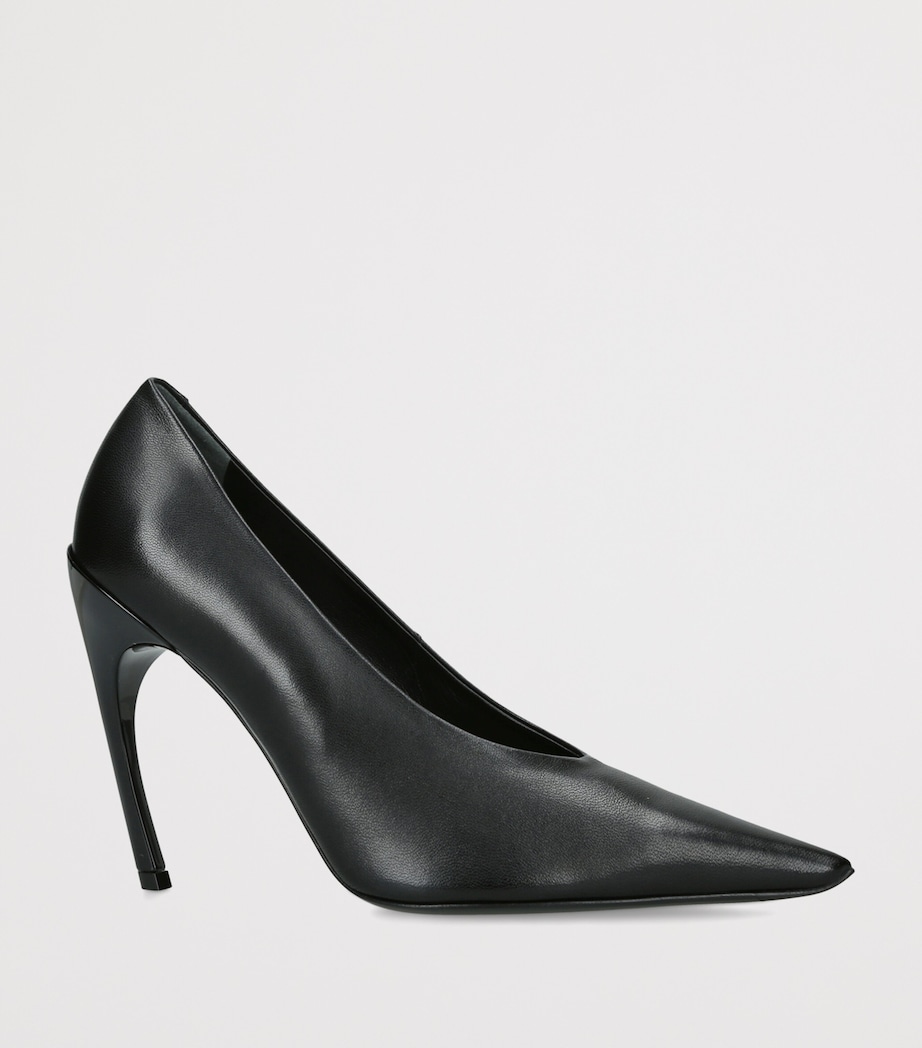 Roger Vivier Leather Choc Pumps 100 Black Image 2