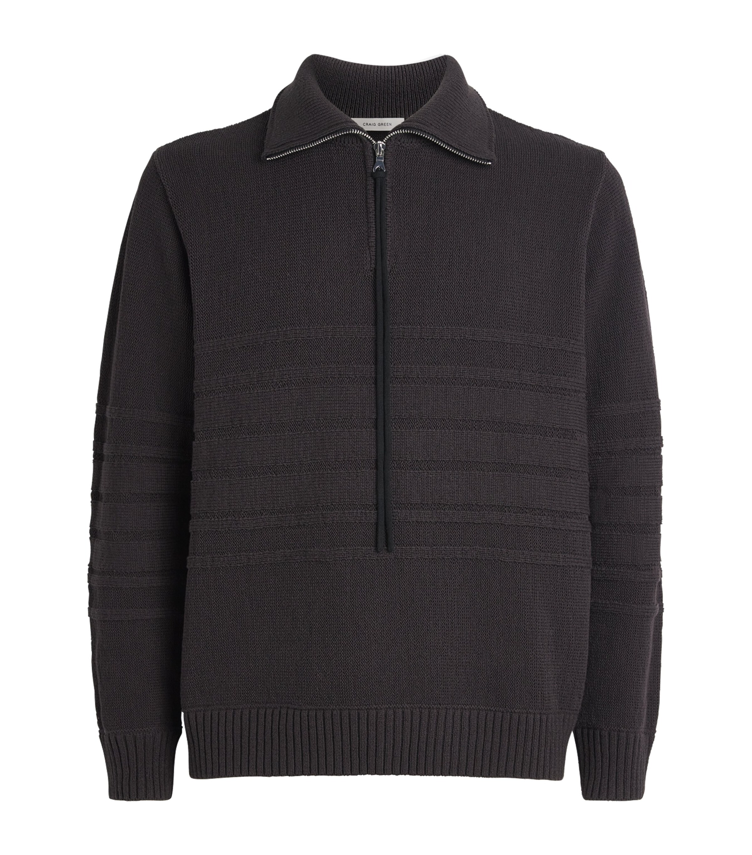 Craig Green Tape Knit Half-Zip Sweater | Men Clothing | Knitwear | Jumpers