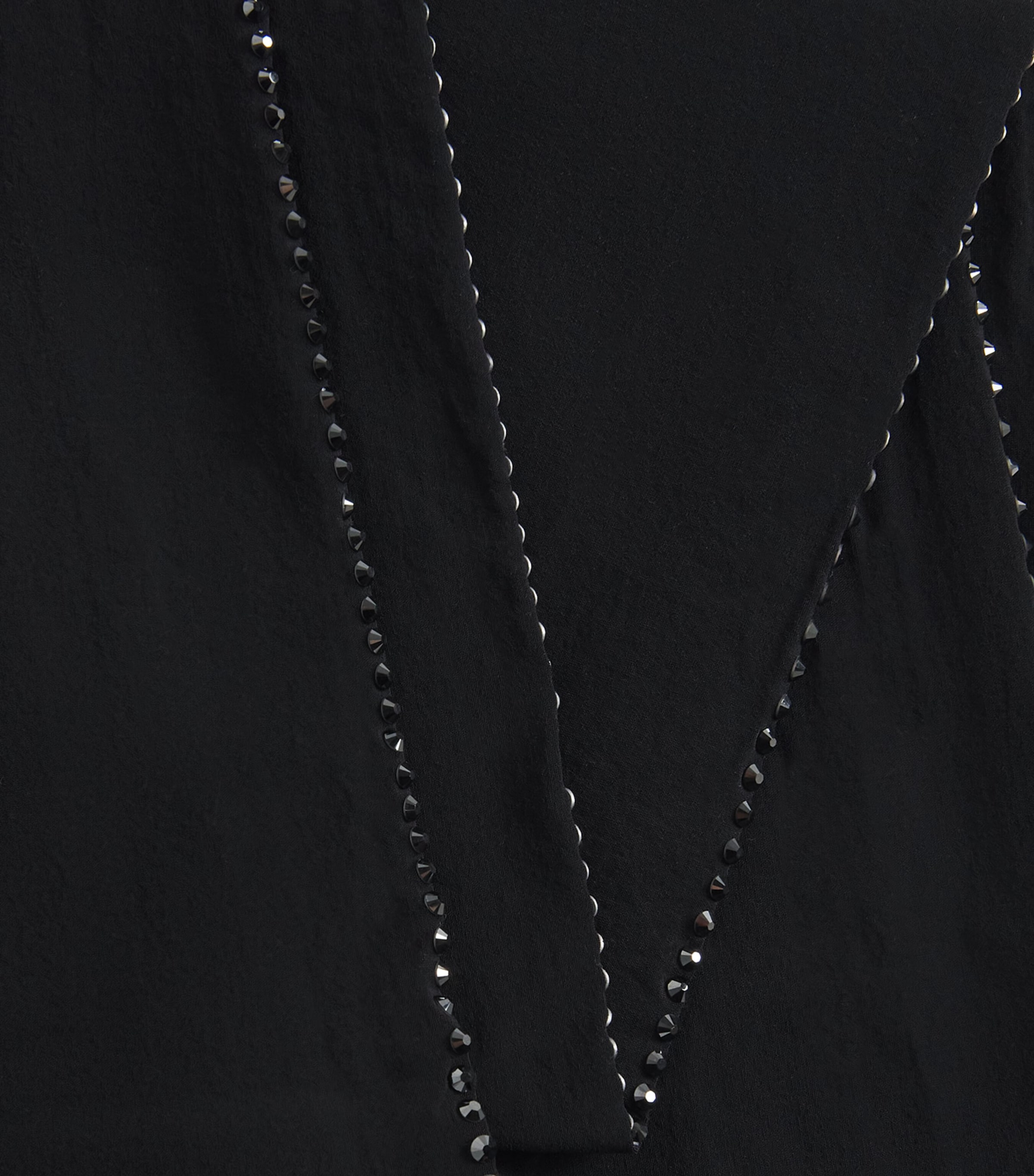 Individual Crystal Seam 20 Tights 8361 BLACK/JET Image 5