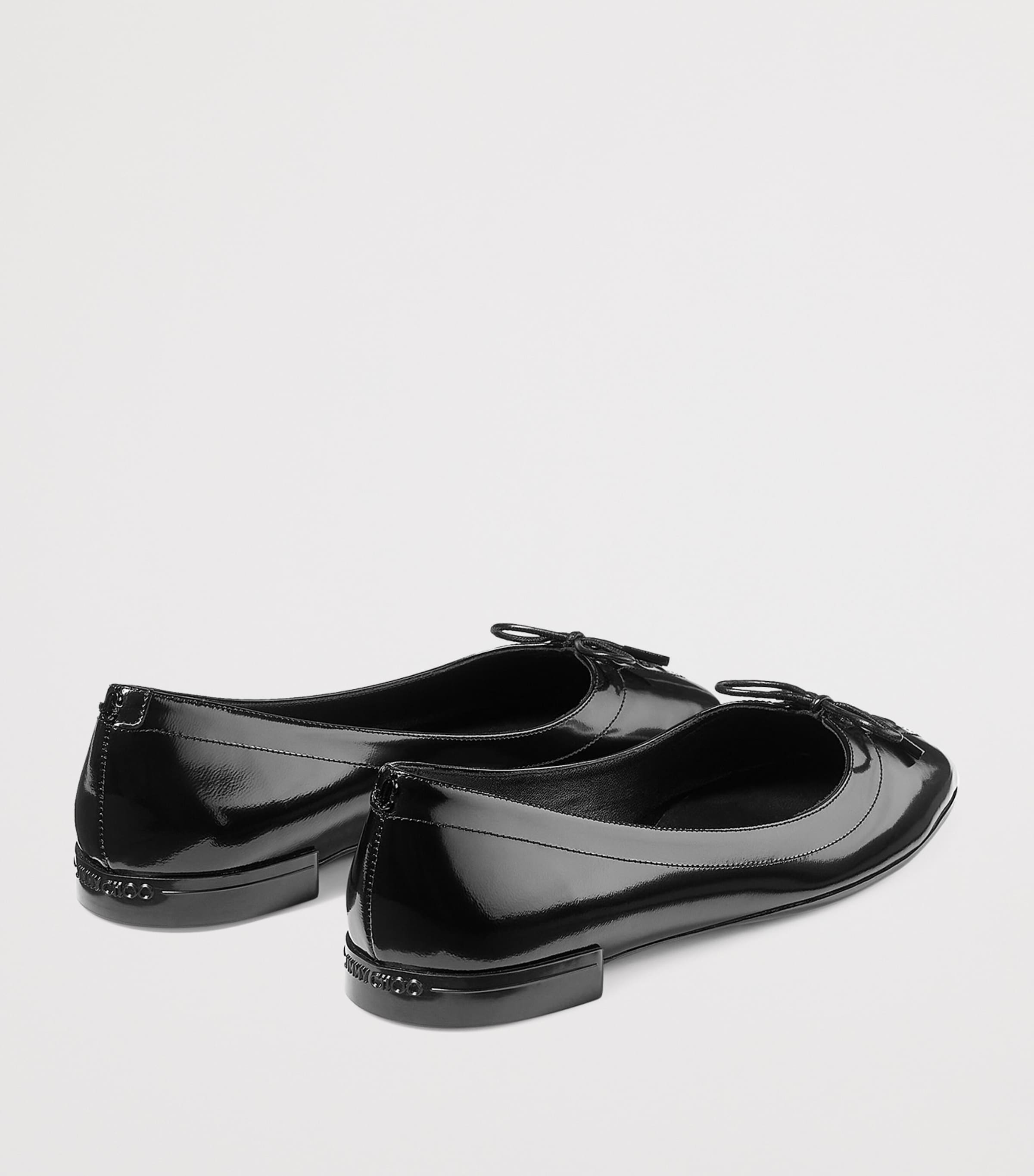 Scarlett Patent Leather Ballet Flats BLACK Image 4