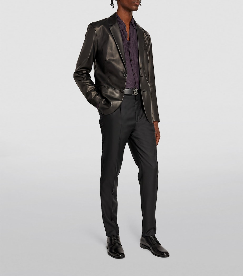 Leather Logo Belt 81386 Image 4