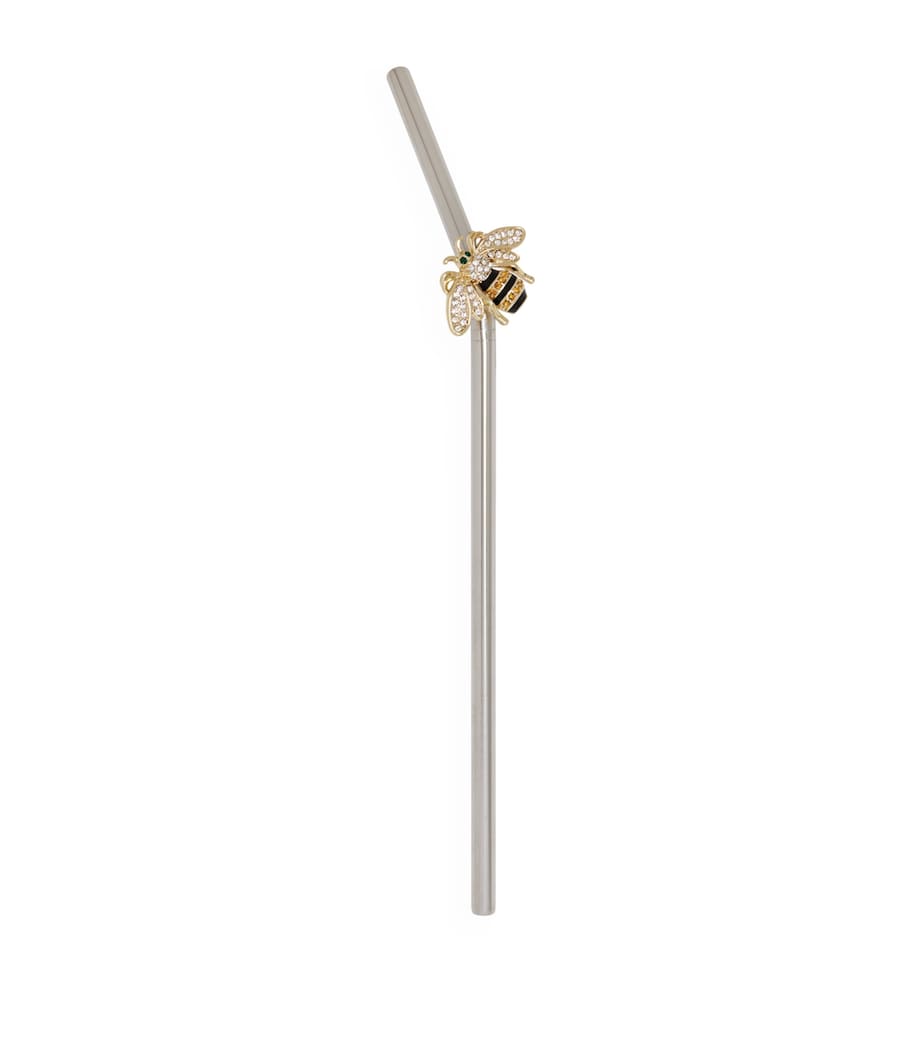 Bee Metal Straws (Set of 4) NONE Image 3