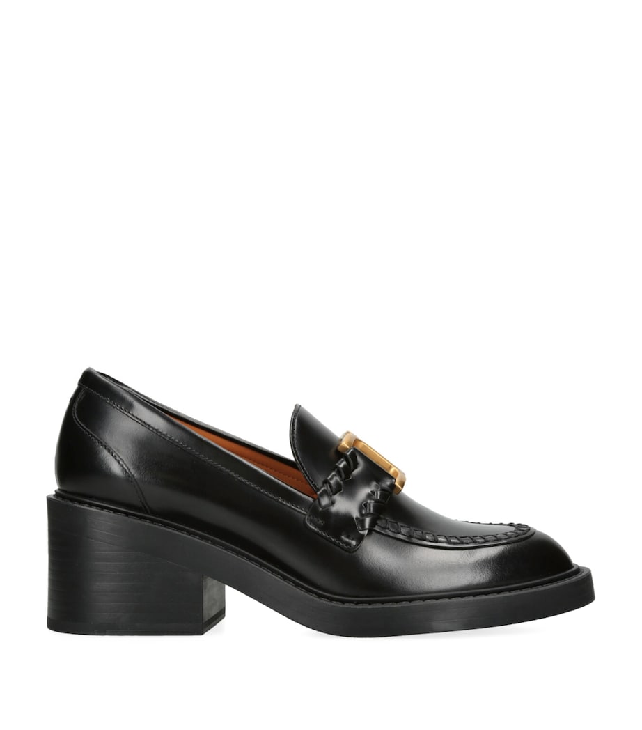 Chloé Leather Marcie Loafers 25 Black Image 1