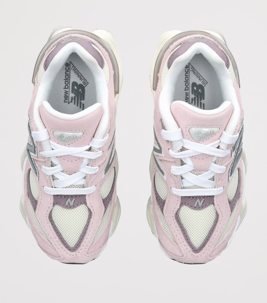New Balance Kids Suede 9060 Sneakers Pink Comb Image 4