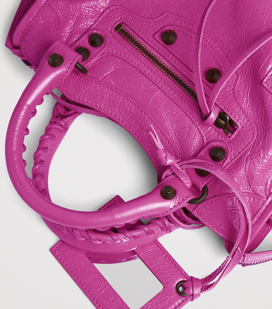 Balenciaga Mini Leather Le City Top-Handle Bag Image 6