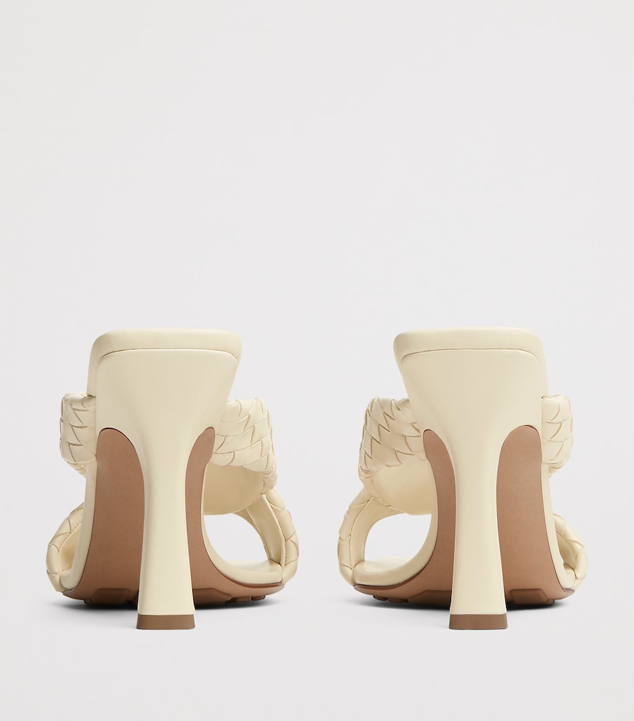 Leather Intrecciato Riva Mules 90 9031 Image 4