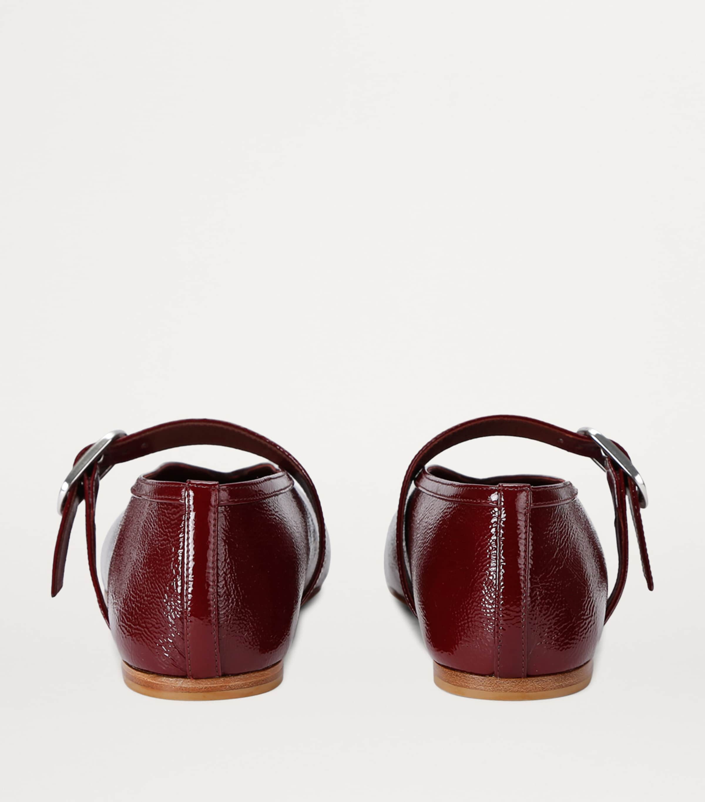 Patent Leather Stella Flats RED Image 3