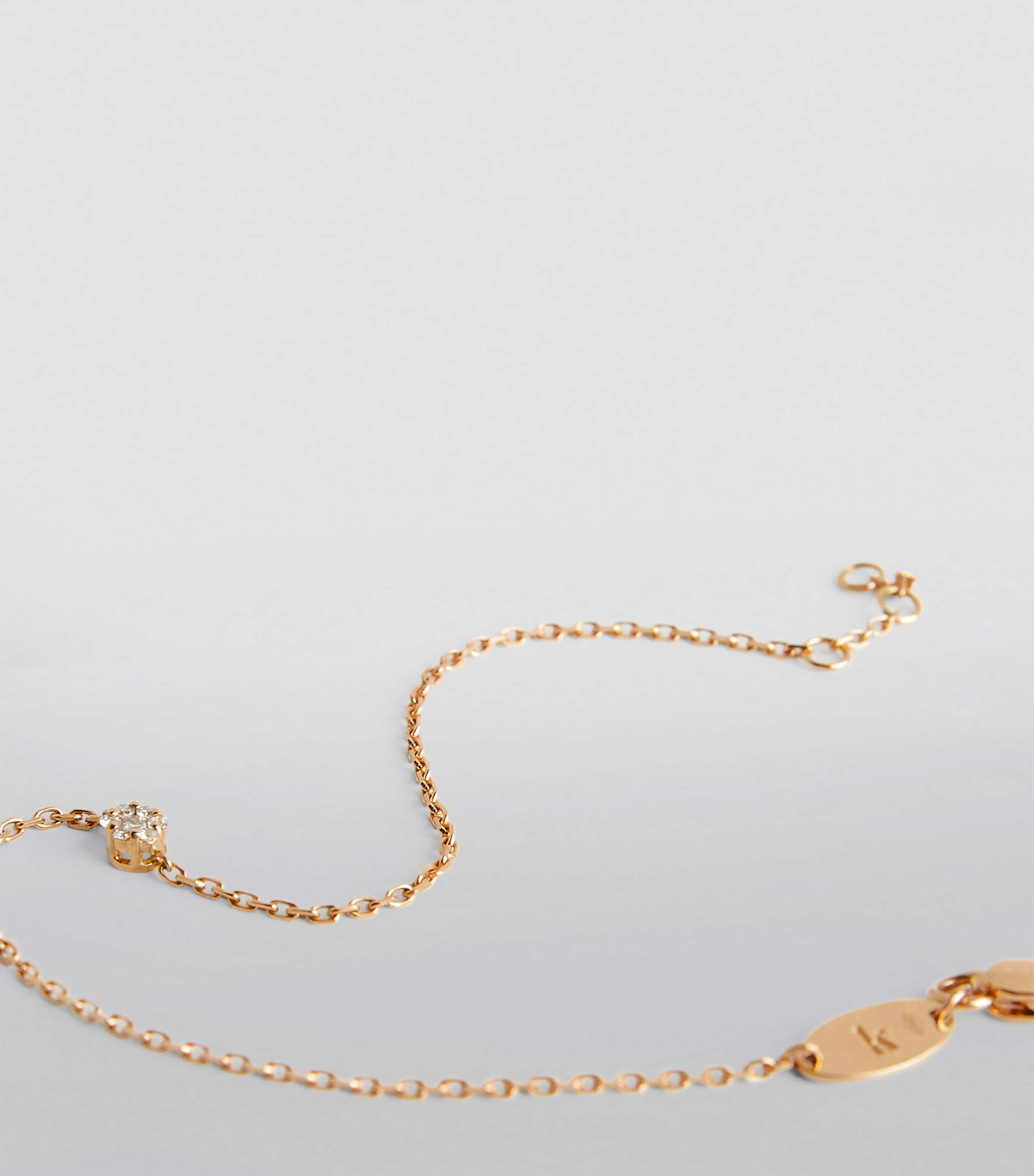 Yellow Gold and Diamond Illusion Bracelet YELLOW GOLD Image 4