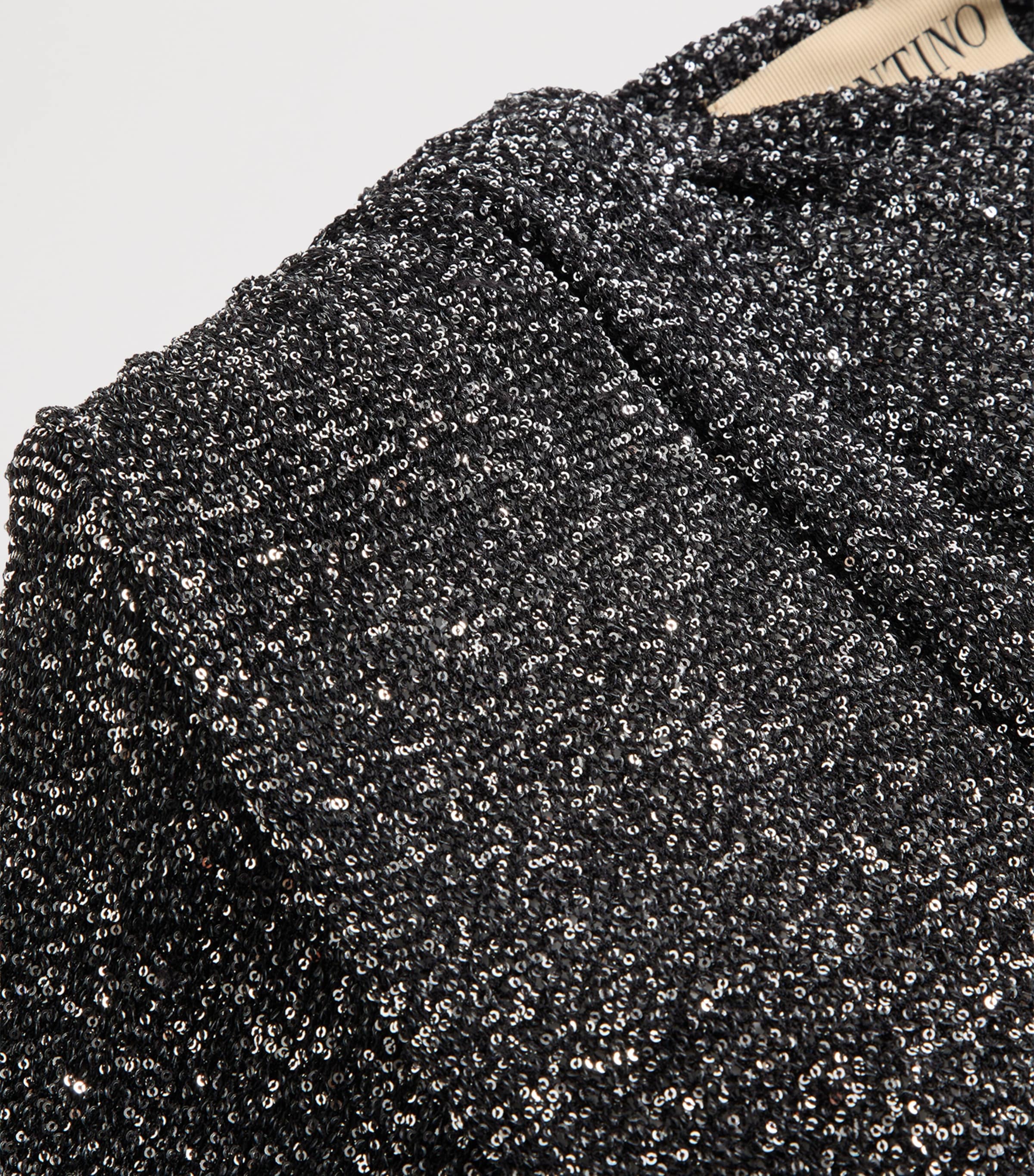 Sequin Cowl-Neck Sweater NUD Image 7