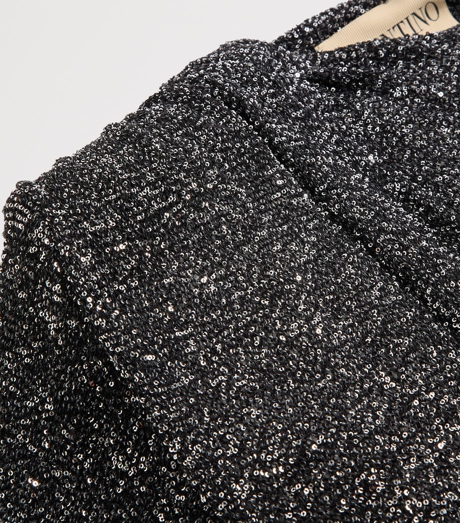 Sequin Cowl-Neck Sweater NUD Image 7