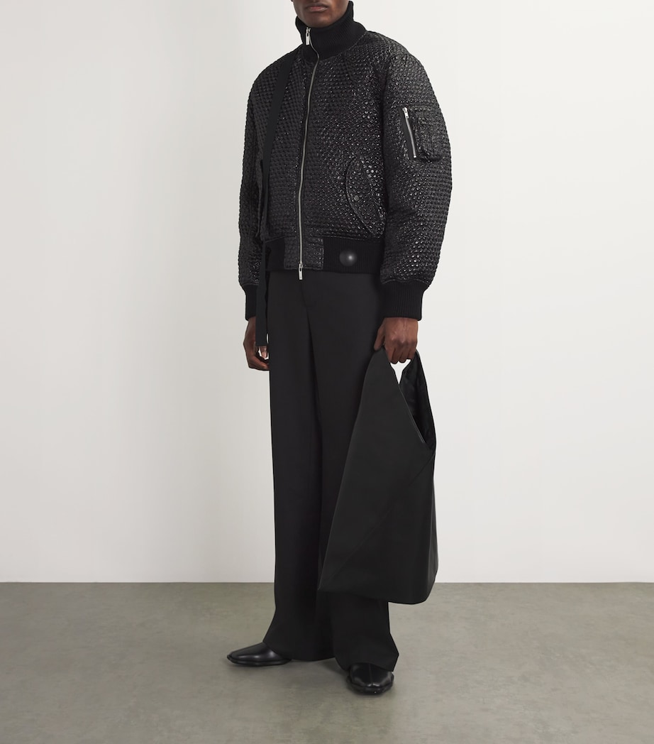 Small Japanese Tote Bag BLACK Image 2