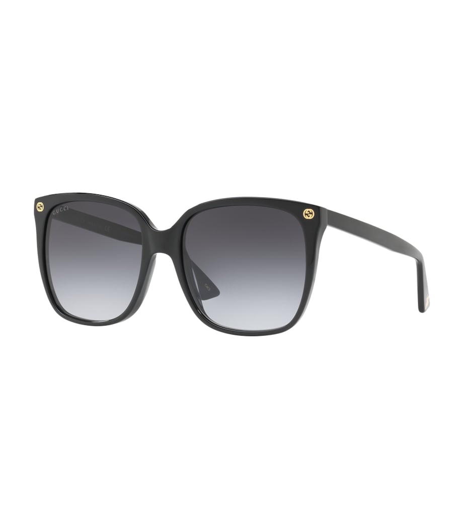 Cat Eye Sunglasses BLACK Image 2