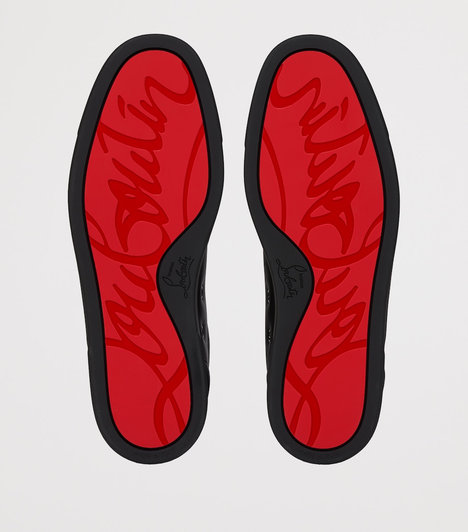 Retero Leather Low-Top Sneakers BK01 Image 5