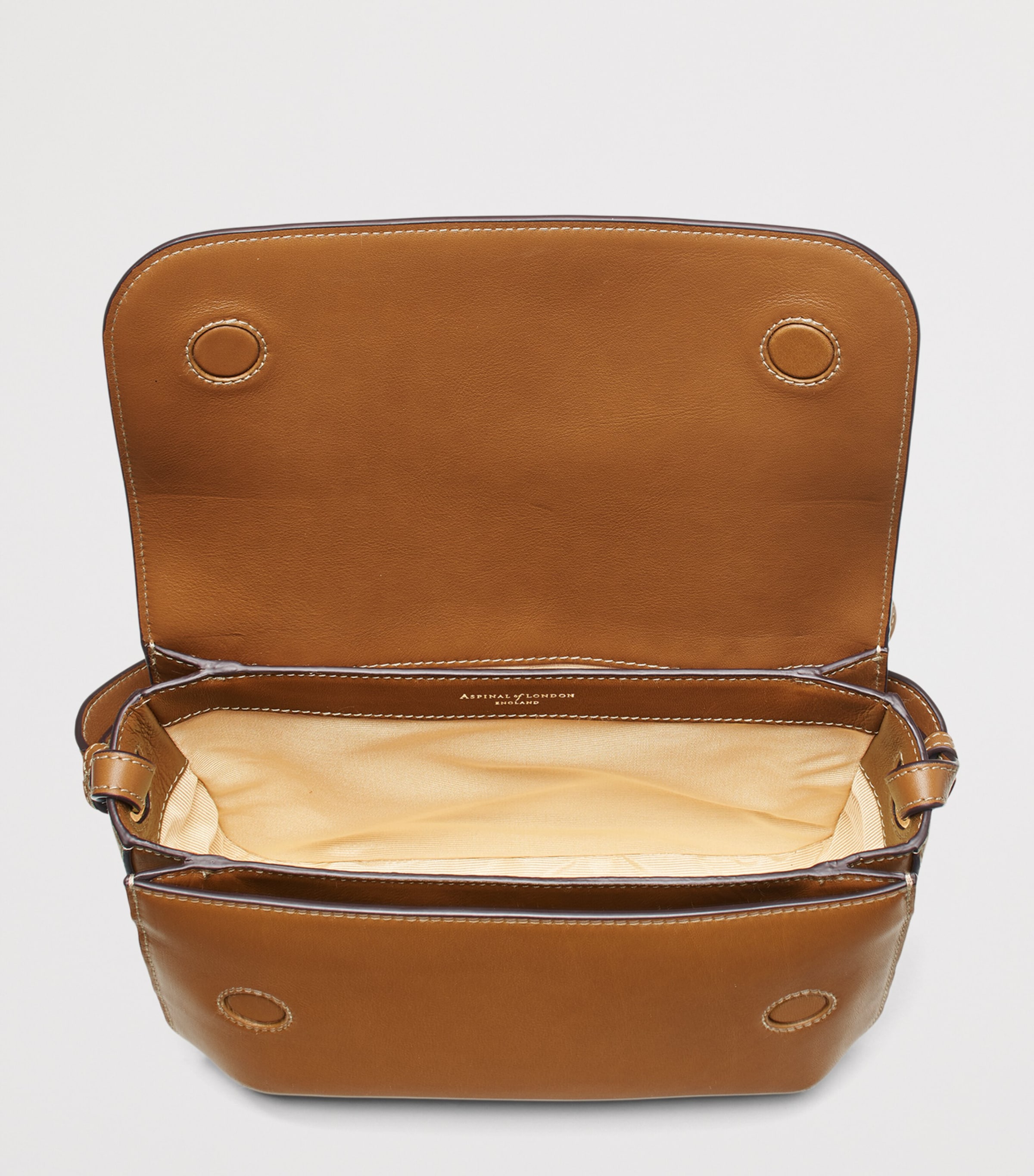 Aspinal Of London ELLA GRANDE BAG Tan Image 5
