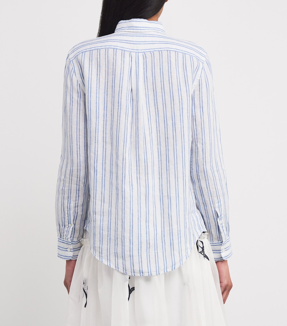 Linen Stripe Shirt MULTI Image 4