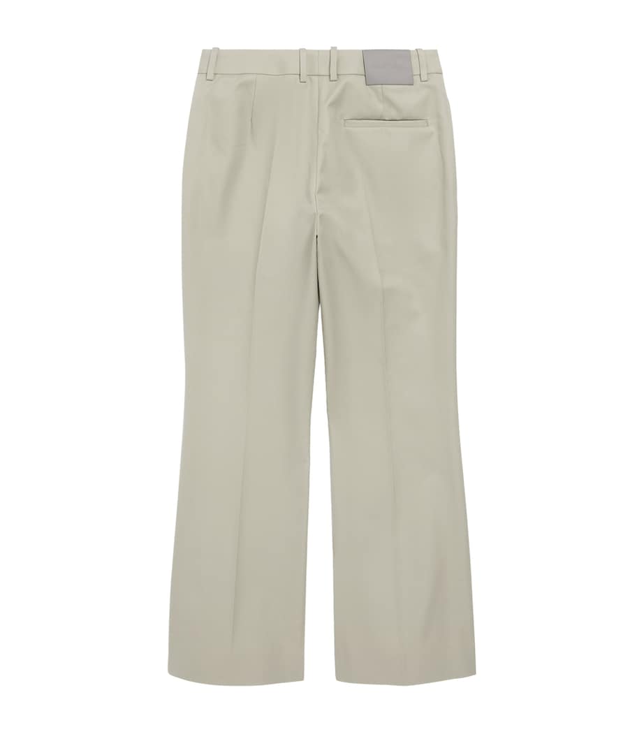 Balenciaga Womens Cotton Flared Trousers Image 2