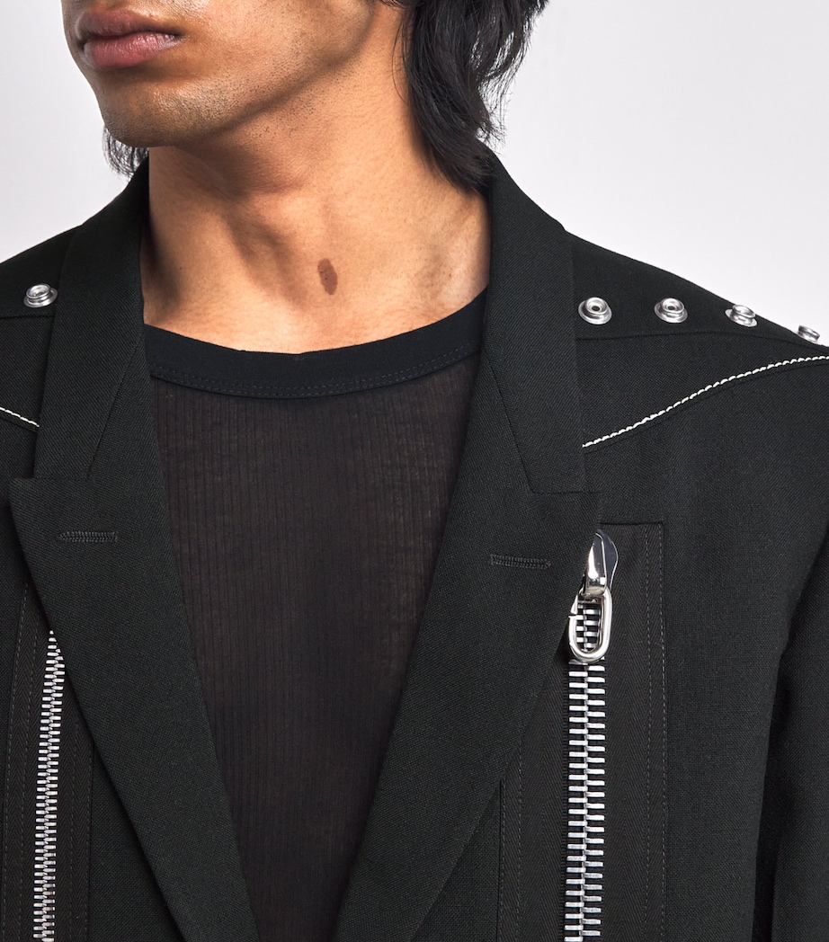 Studded Alice Jacket BLACK/PEARL Image 6