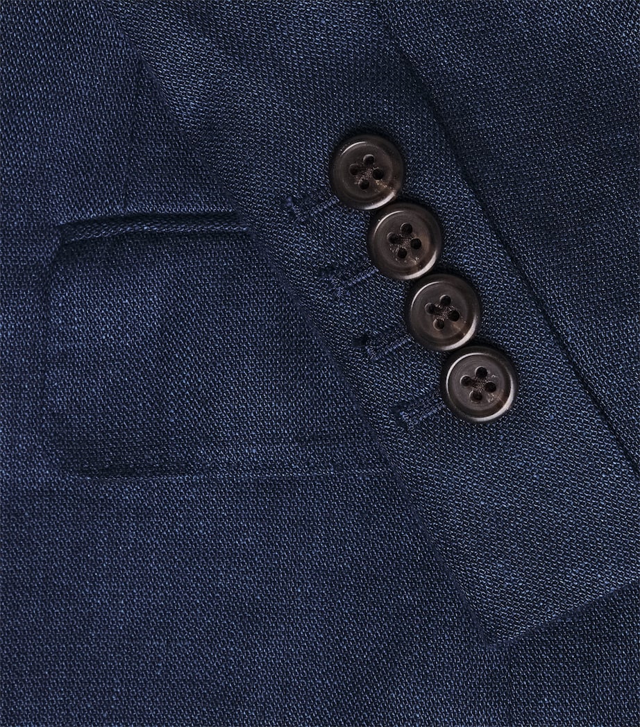 Polo Ralph Lauren Mens Linen Soft Blazer Navy Image 6
