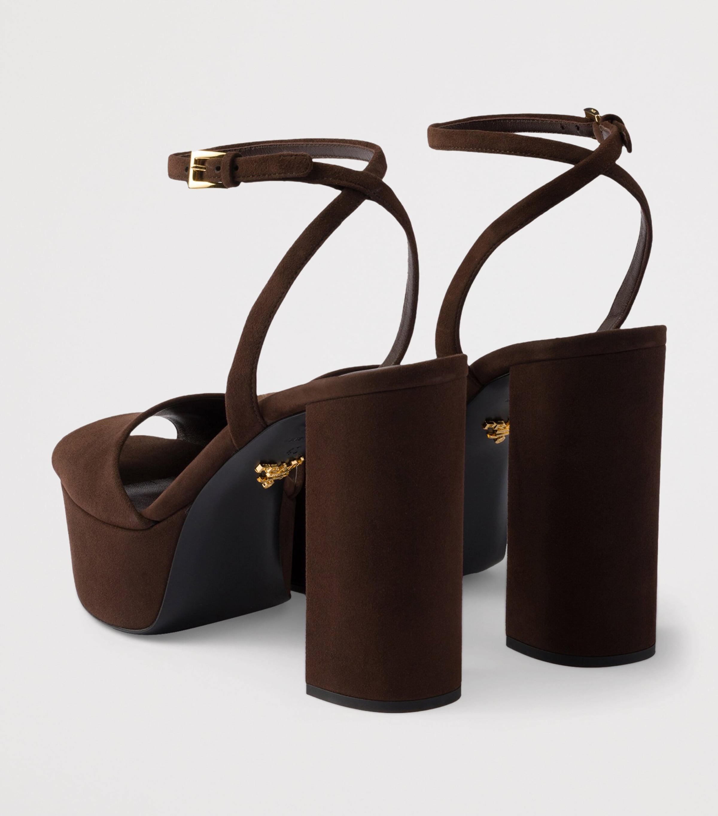 Suede Platform Sandals 115 F0003 Image 4