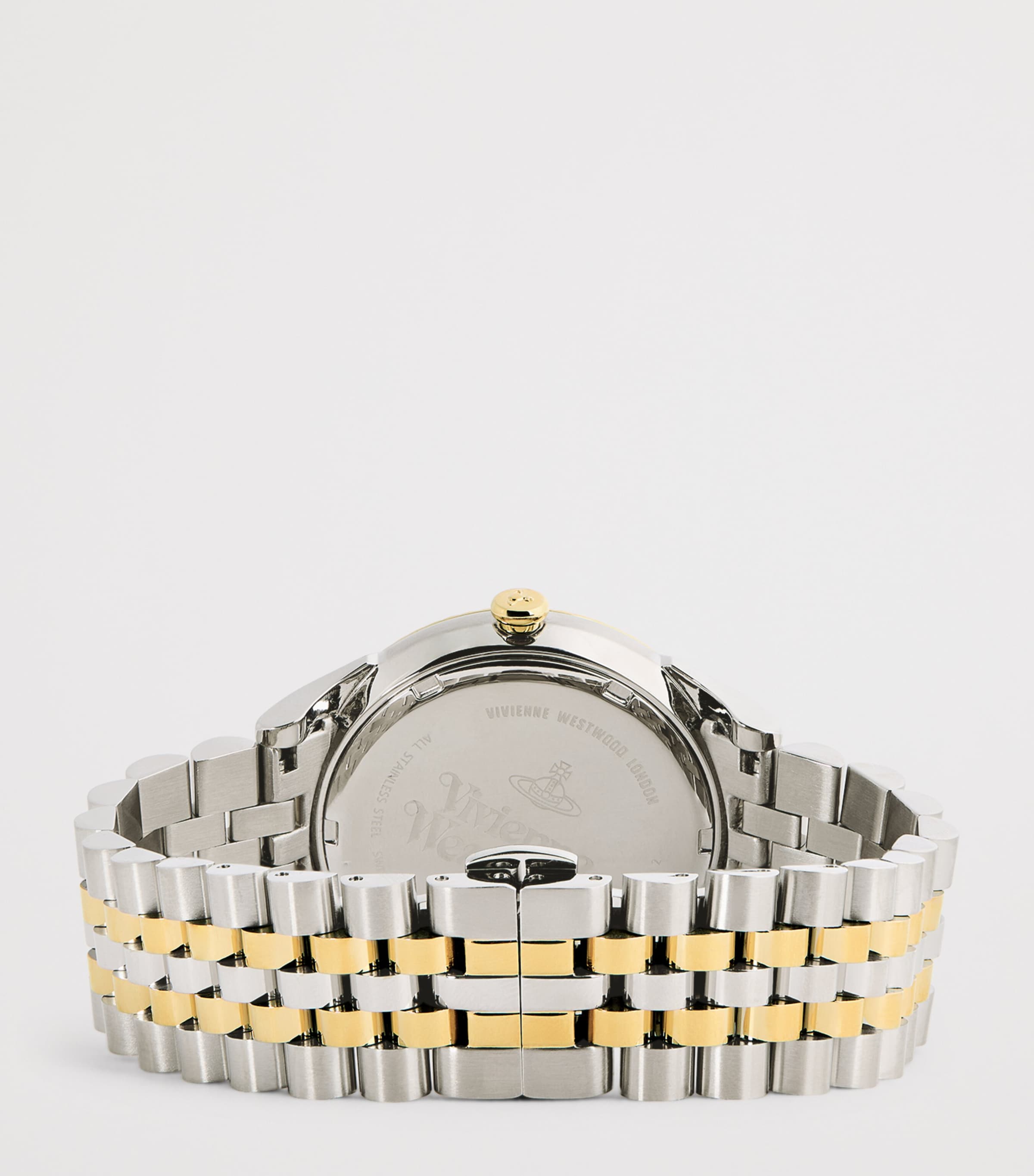 Vivienne Westwood Stainless Steel The Seymour Watch 38mm Silver/gold Chmpagne Image 3