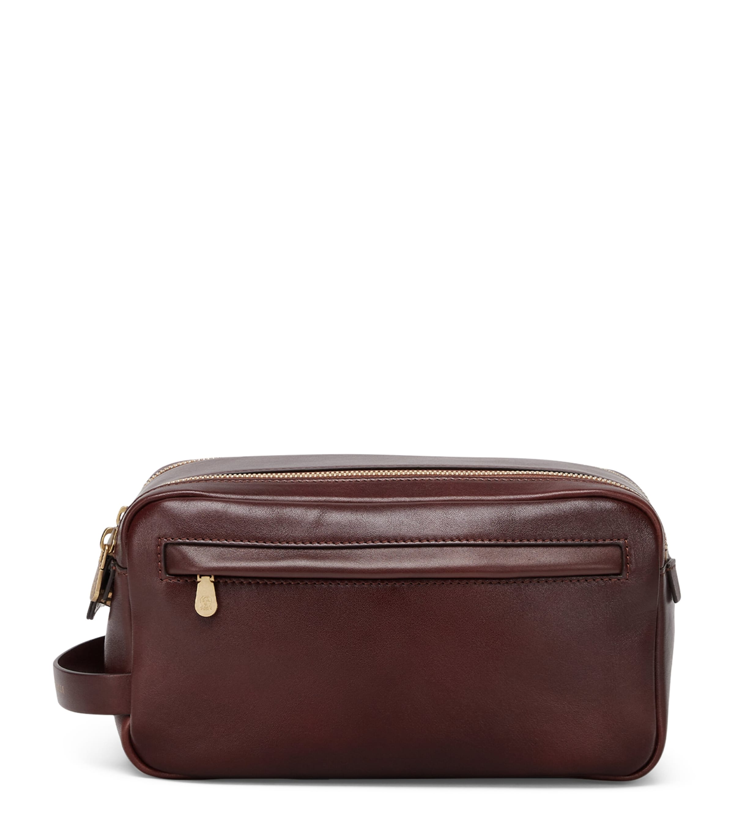 Brunello Cucinelli Men Beauty Case With Double Zipper In Purple