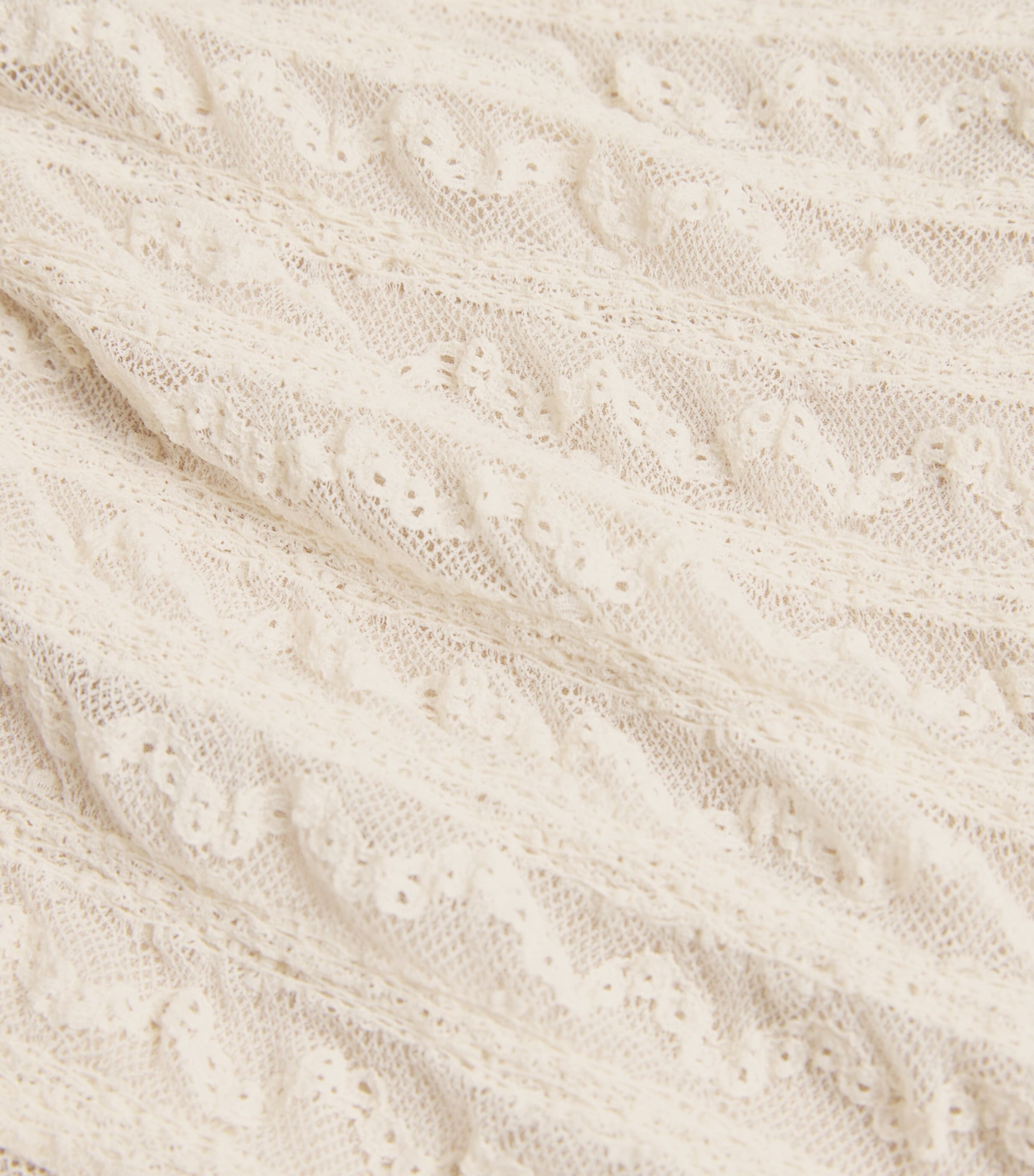 Lace Midi Skirt ECRU Image 5