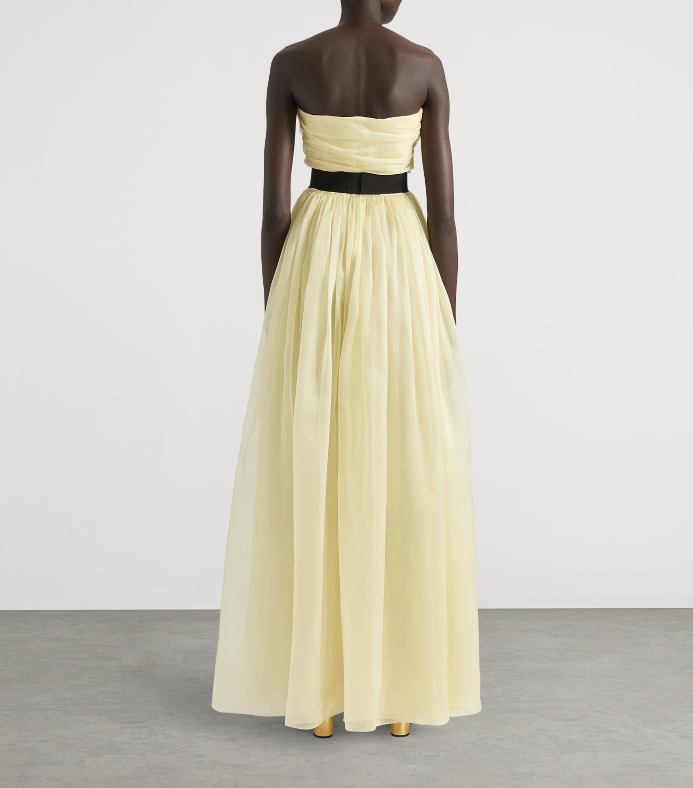 Bustier Maxi Dress BUTTER Image 3