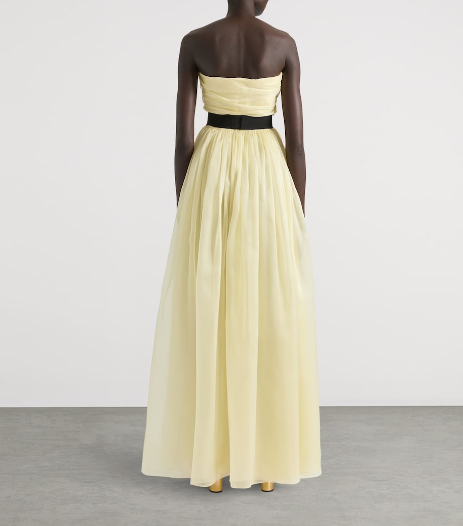 Bustier Maxi Dress BUTTER Image 3