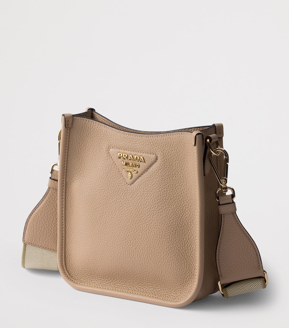 Prada Mini Leather Shoulder Bag Powder Image 2