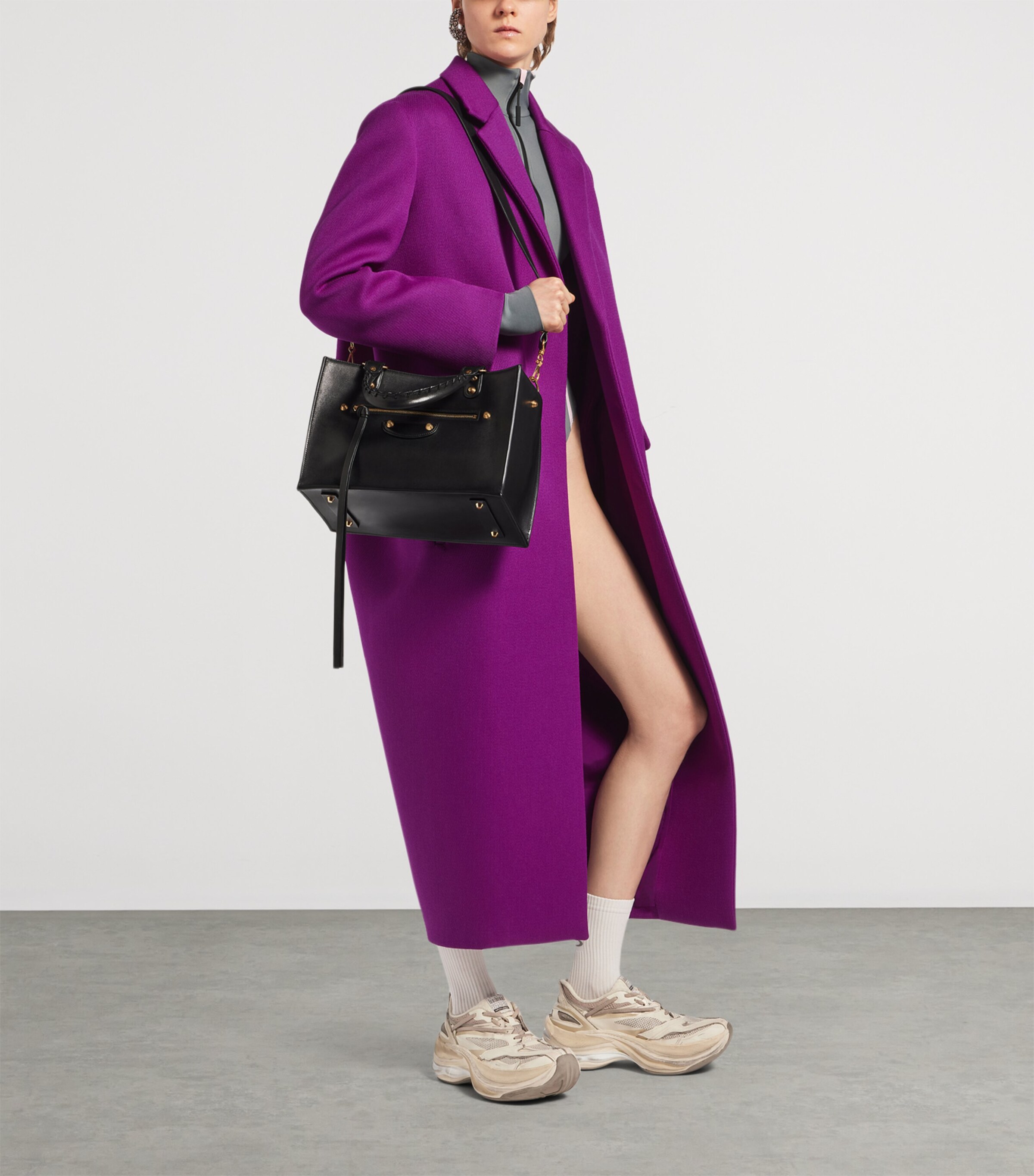 Balenciaga Medium Leather Le City Tote Bag Image 7