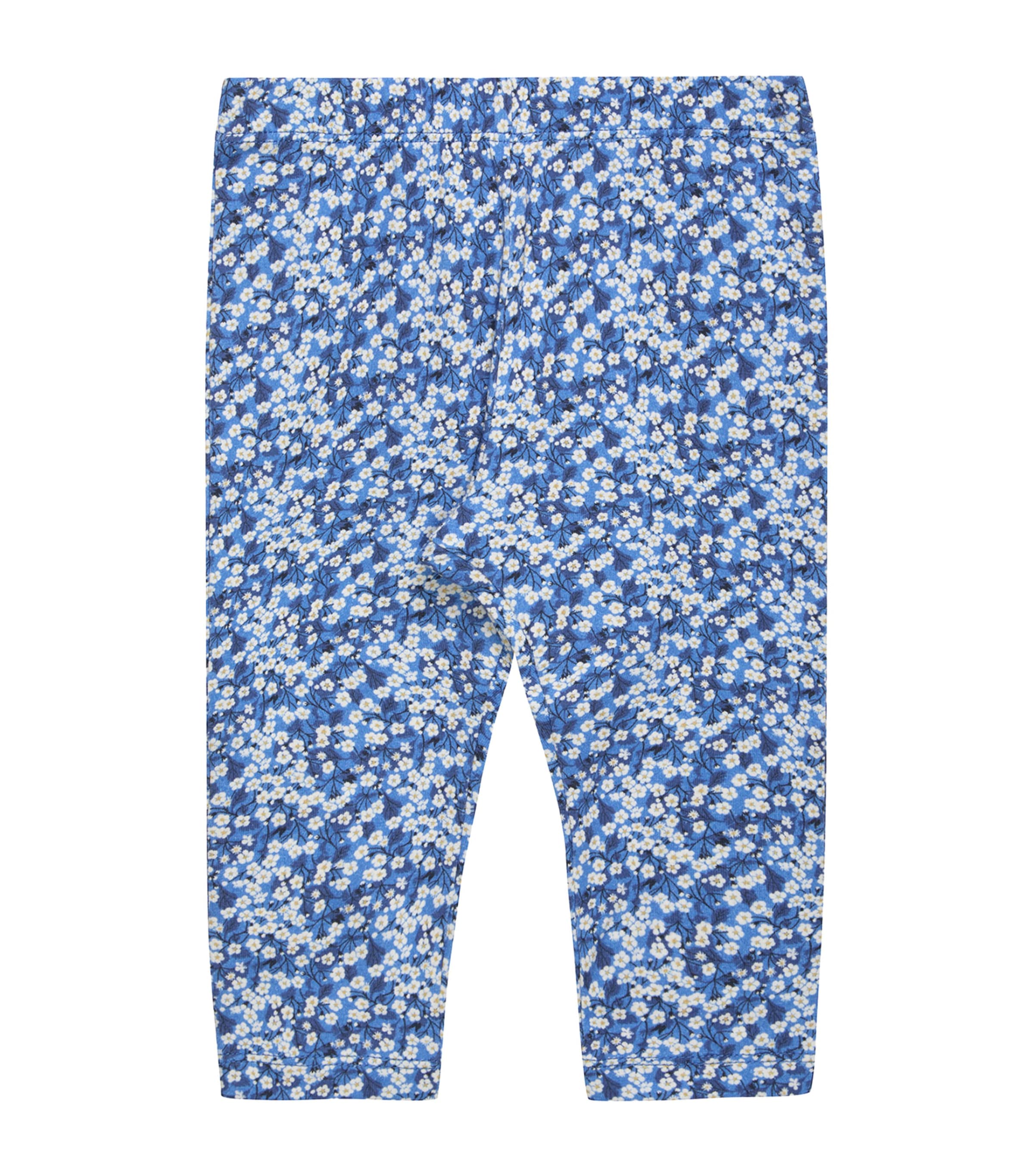 Trotters Mitsi Floral Leggings (3-24 Months) Blue Image 1