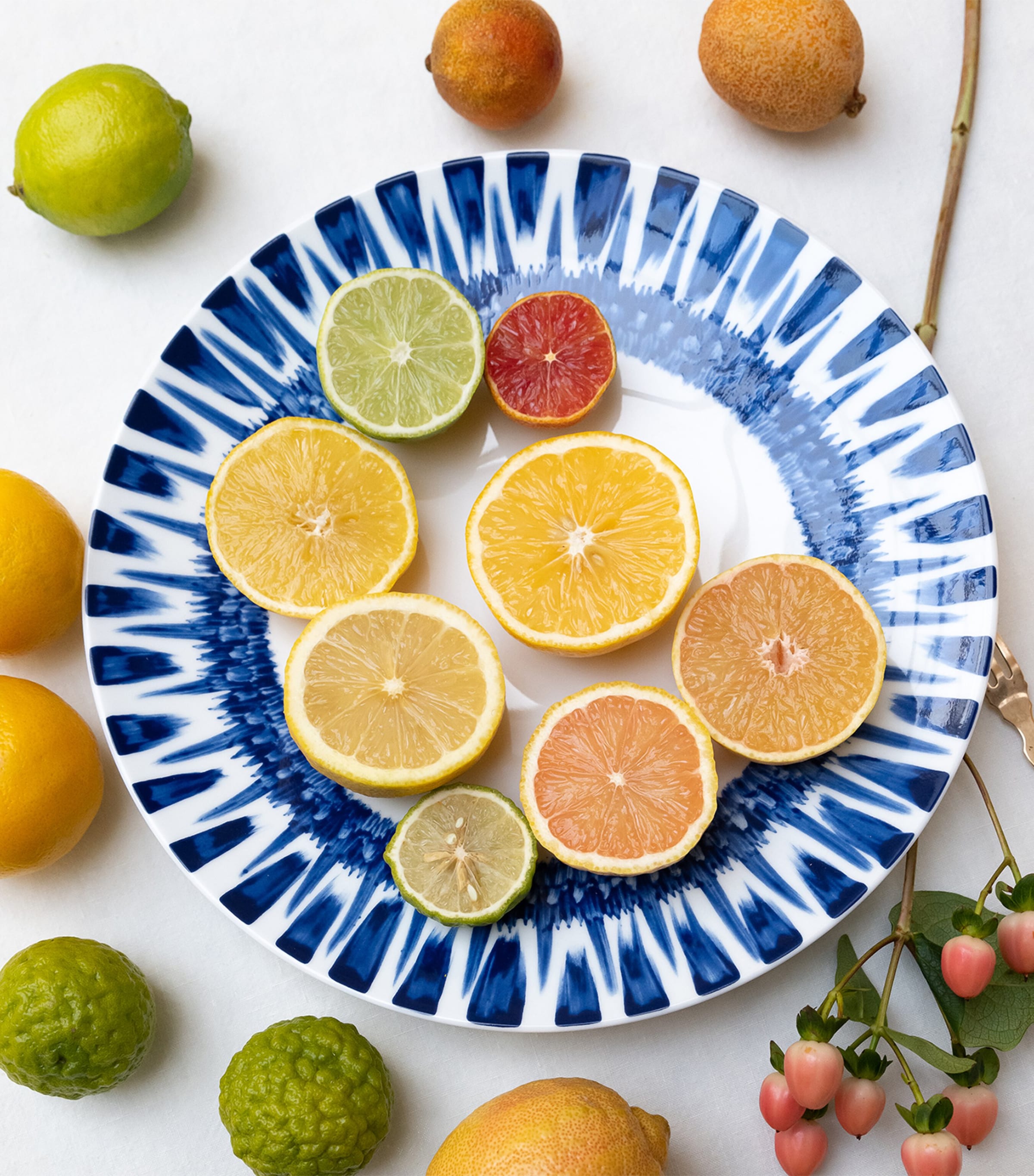 Bernardaud In Bloom Dinner Plate (27cm) Bleu Image 3