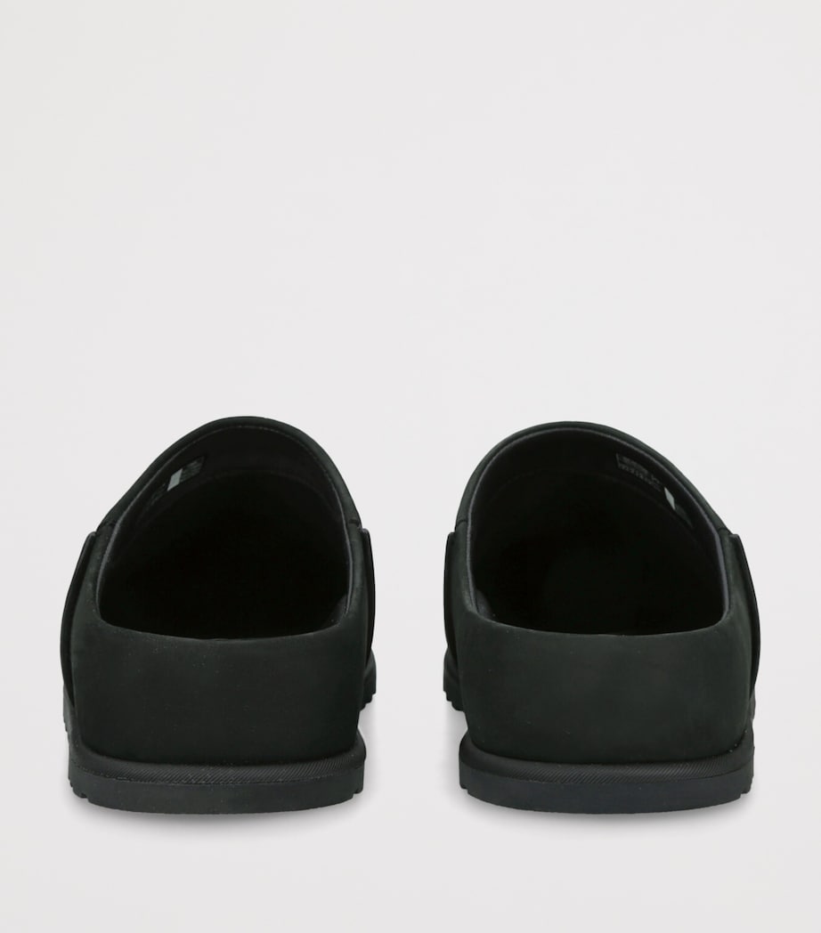 Suede Otzo Clogs BLACK Image 2