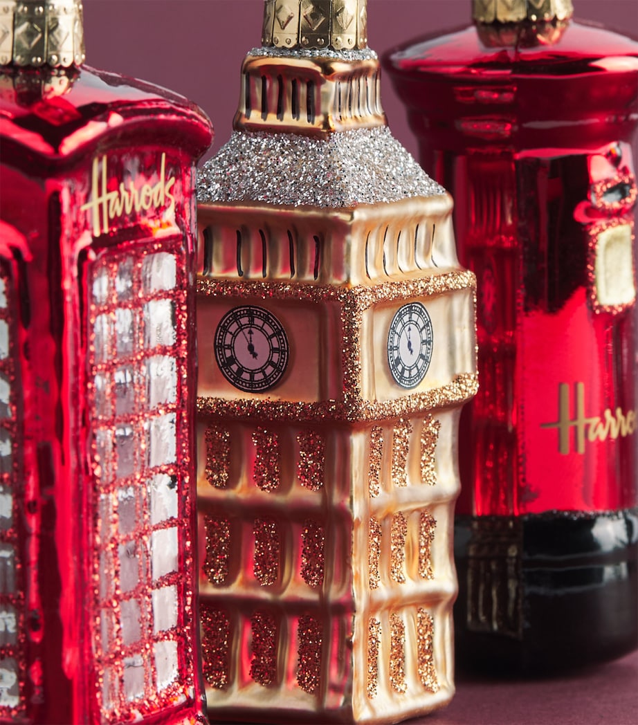 Harrods London Icons Tree Decorations (Set of 3) Image 2