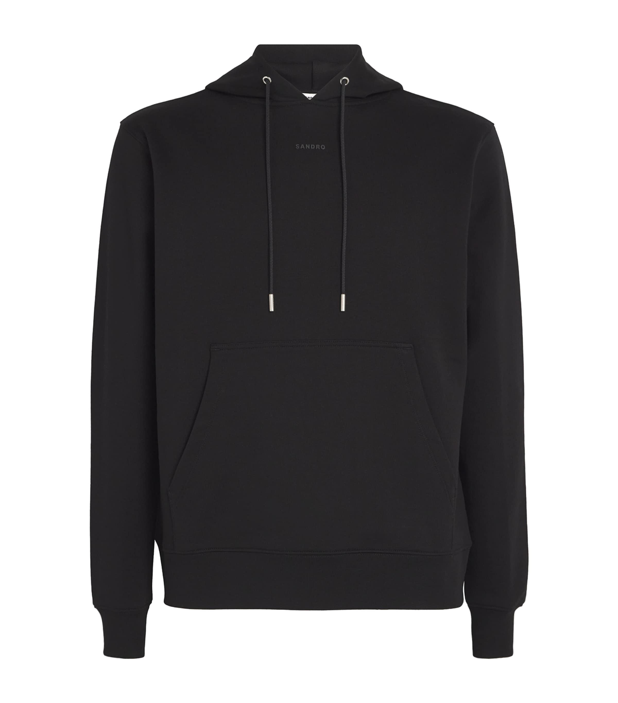 Sandro Paris Cotton Logo Hoodie | Men Clothing | Sweatshirts & Hoodies | Designers | Sandro Paris