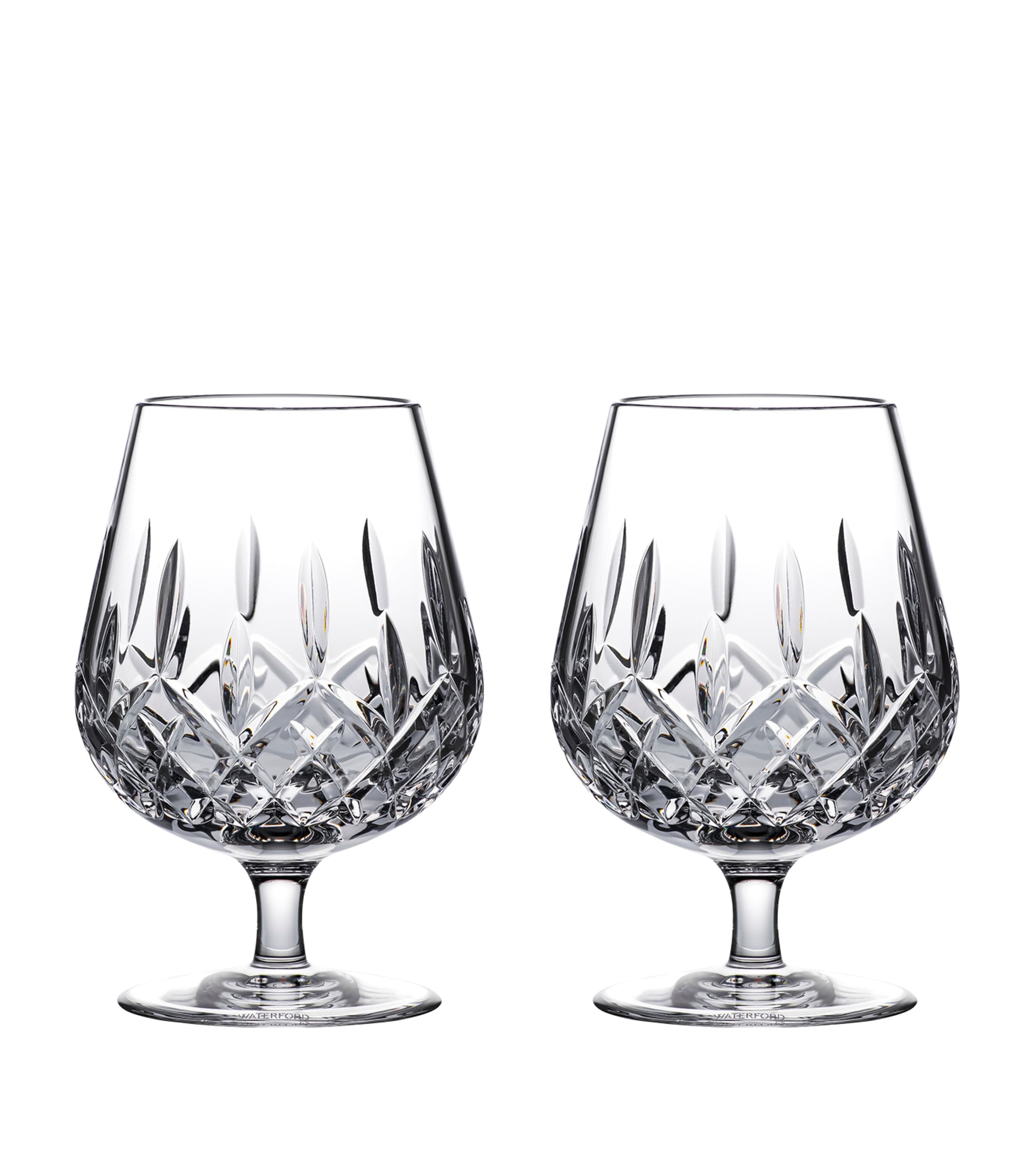 Waterford Set of 2 Connoisseur Lismore Brandy Balloons (510ml) | Dining | Glassware | Brandy Glasses | Designers | Waterford
