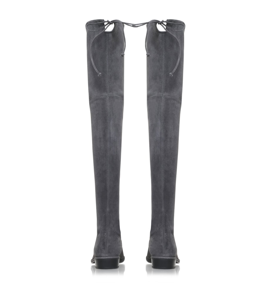 Suede Lowland Thigh High Boots GREY Image 2