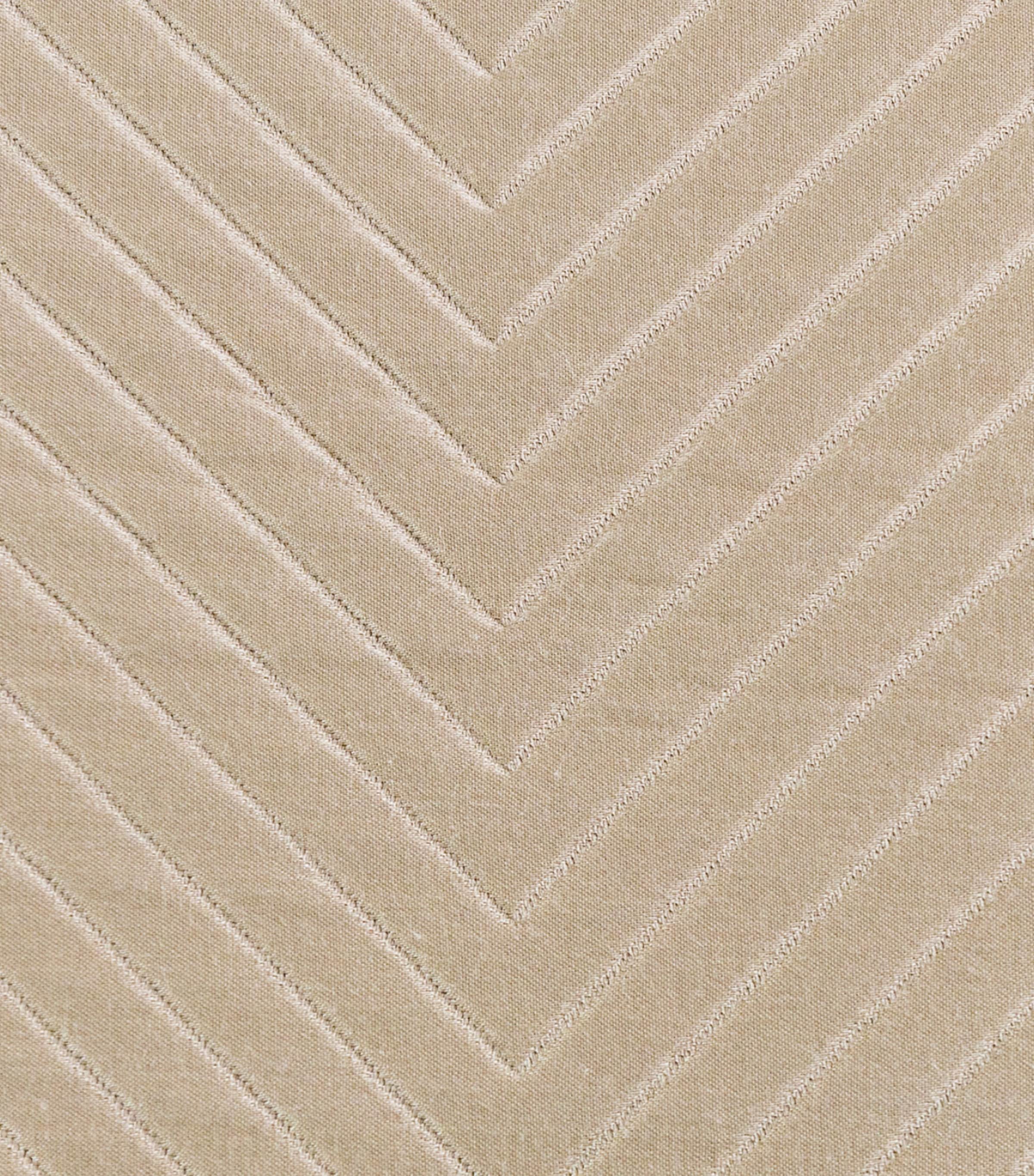 Frette Herringbone Cushion Cover (50cm x 50cm) Savage Beige Image 6
