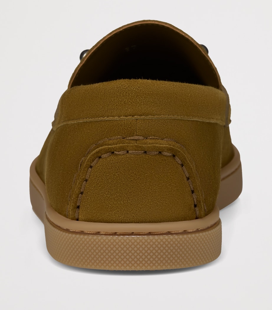 Chambeliboat Donna Flat Leather Loafers BZ09 Image 3