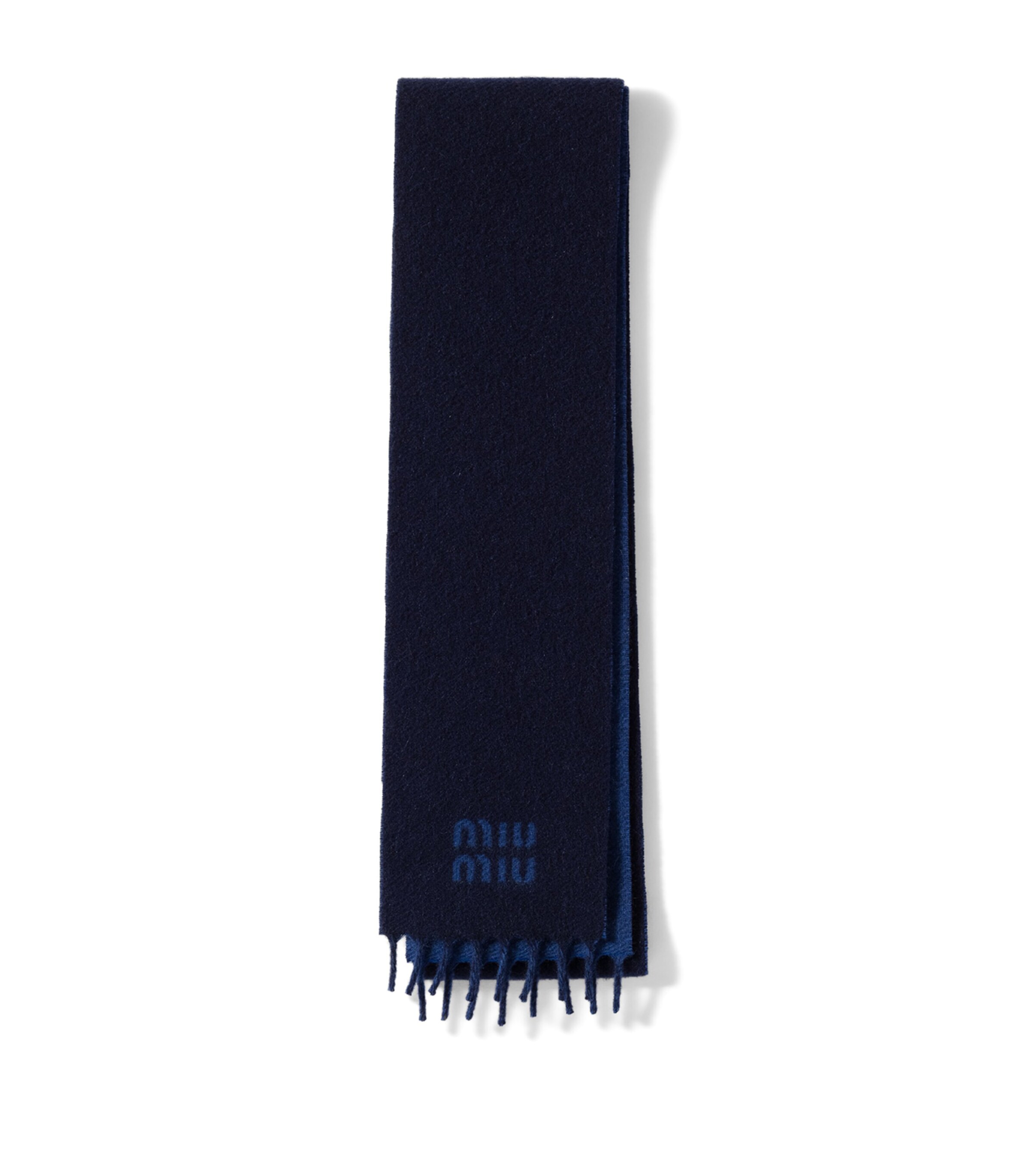Miu Miu Cashmere Logo Scarf Image 1